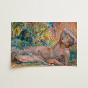Dying Adonis - Magnus Enckell Fine Art Print / Canvas, 18x12’’ / 46x31cm / Unframed / no Border, Posters Prints & Visual Artwork, Toby Leon