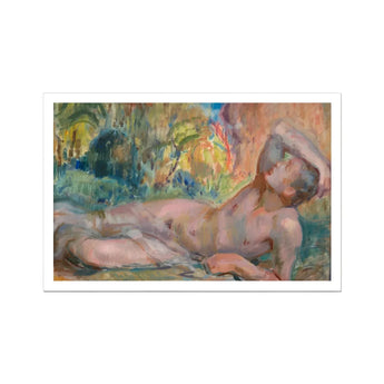 Dying Adonis - Magnus Enckell Fine Art Print, Impressionistic Nude Male Figure