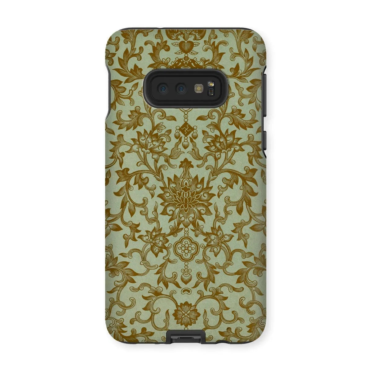 Earthy Chinese Floral Art Pattern Phone Case - Owen Jones - Samsung Galaxy S10e / Matte - Mobile Phone Cases