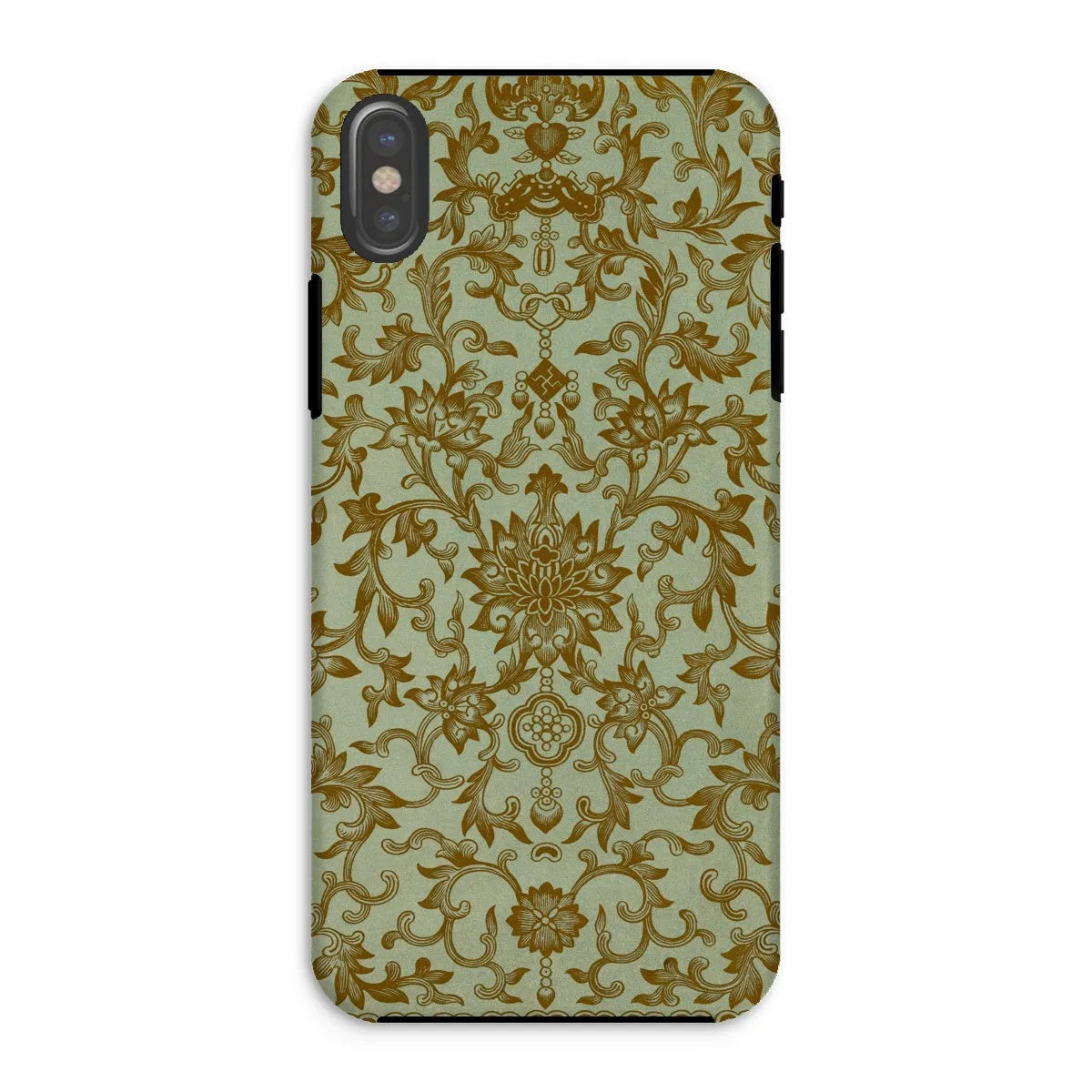 Earthy Chinese Floral Art Pattern Phone Case - Owen Jones - Iphone Xs / Matte - Mobile Phone Cases - Aesthetic Art