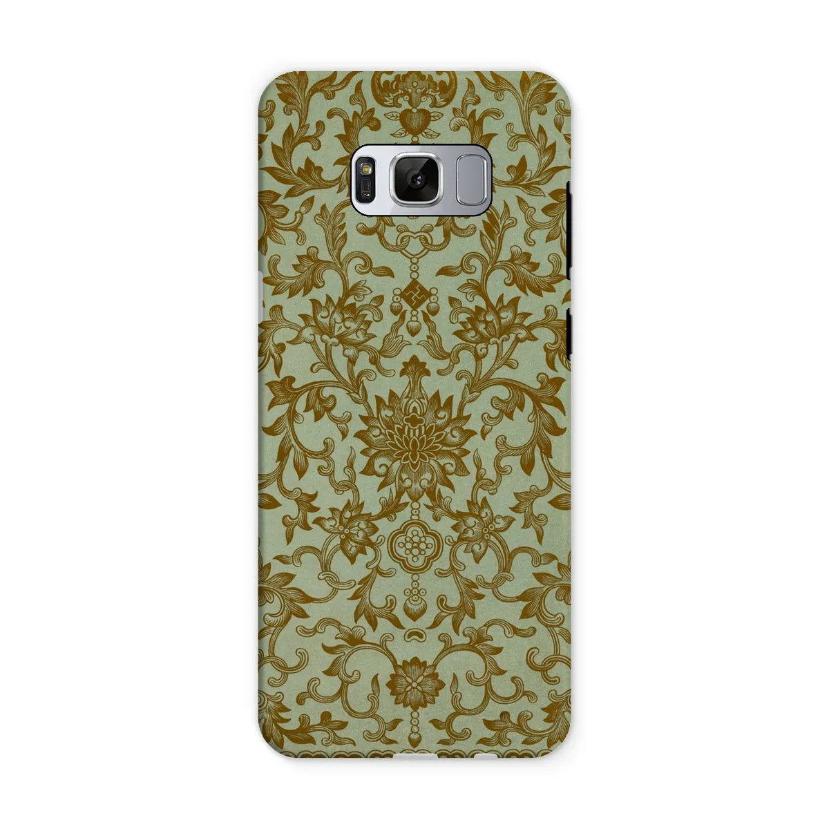 Earthy Chinese Floral Art Pattern Phone Case - Owen Jones - Samsung Galaxy S8 / Matte - Mobile Phone Cases - Aesthetic