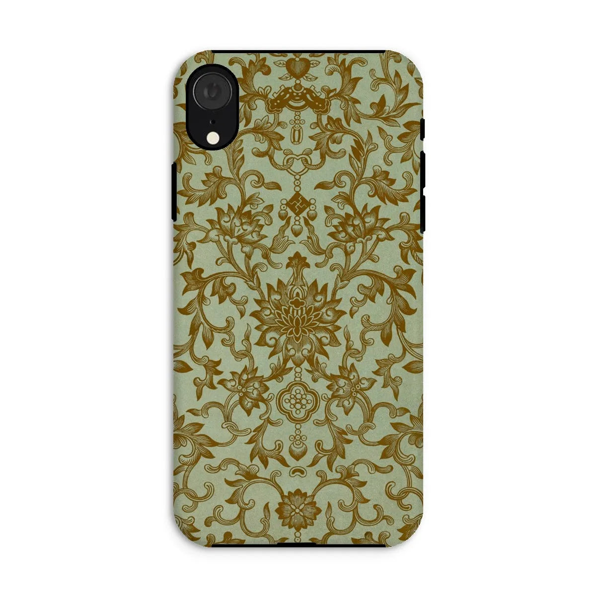 Earthy Chinese Floral Art Pattern Phone Case - Owen Jones - Iphone Xr / Matte - Mobile Phone Cases - Aesthetic Art