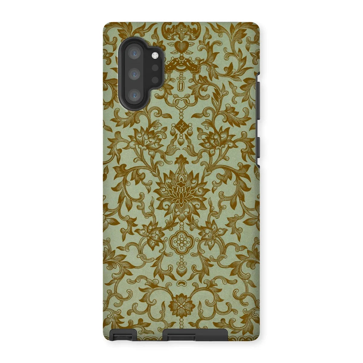 Earthy Chinese Floral Art Pattern Phone Case - Owen Jones - Samsung Galaxy Note 10p / Matte - Mobile Phone Cases