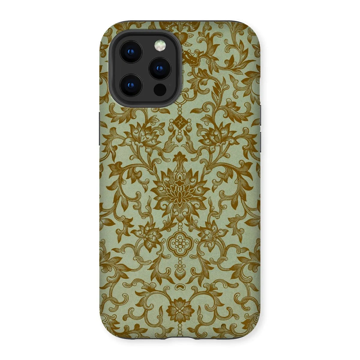 Earthy Chinese Floral Art Pattern Phone Case - Owen Jones - Iphone 13 Pro Max / Matte - Mobile Phone Cases - Aesthetic