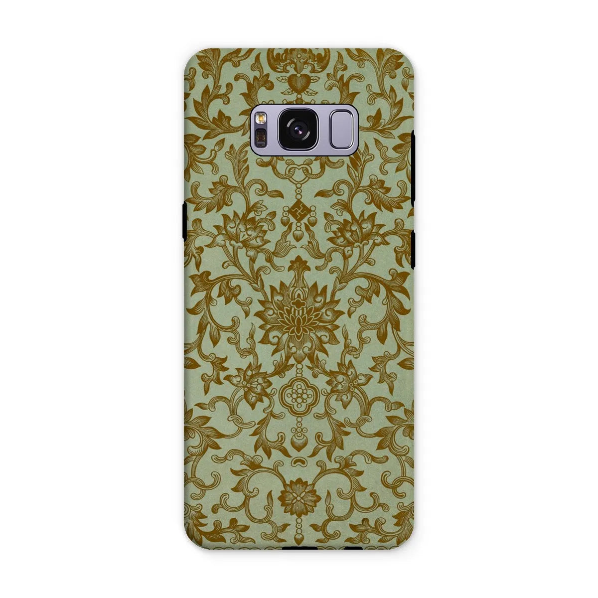 Earthy Chinese Floral Art Pattern Phone Case - Owen Jones - Samsung Galaxy S8 Plus / Matte - Mobile Phone Cases