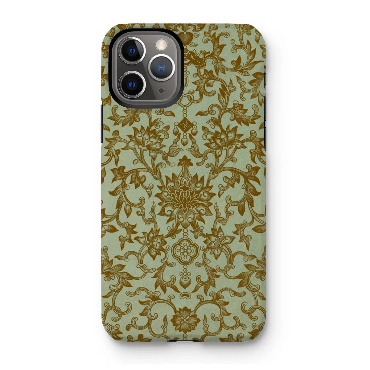 Earthy Chinese Floral Art Pattern Phone Case - Owen Jones - Iphone 11 Pro / Matte - Mobile Phone Cases - Aesthetic Art