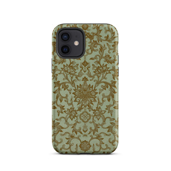 Earthy Chinese Florals - Owen Jones Iphone Case, 12 / Matte, Floral Patterned Phone Case