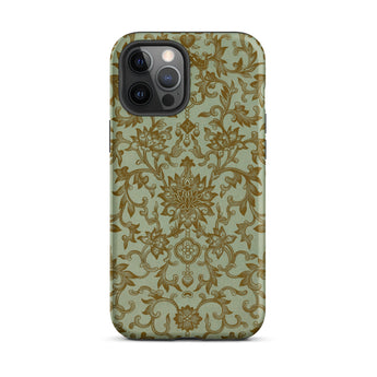 Earthy Chinese Florals - Owen Jones Iphone Case, 12 Pro Max / Matte, Floral Patterned Phone Case