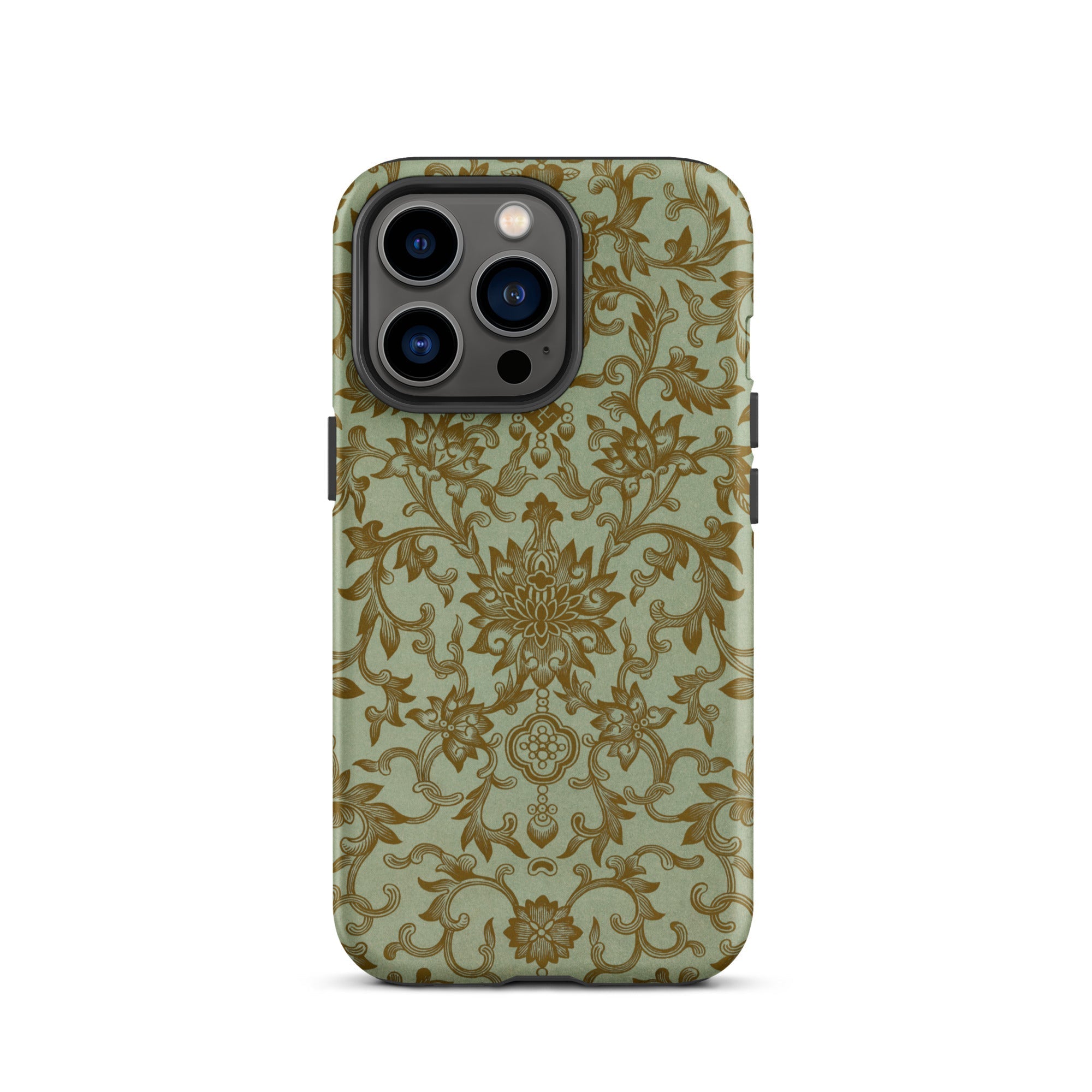 Earthy Chinese Florals Owen Jones Iphone Case, 13 Pro / Matte, Floral Patterned Phone Case