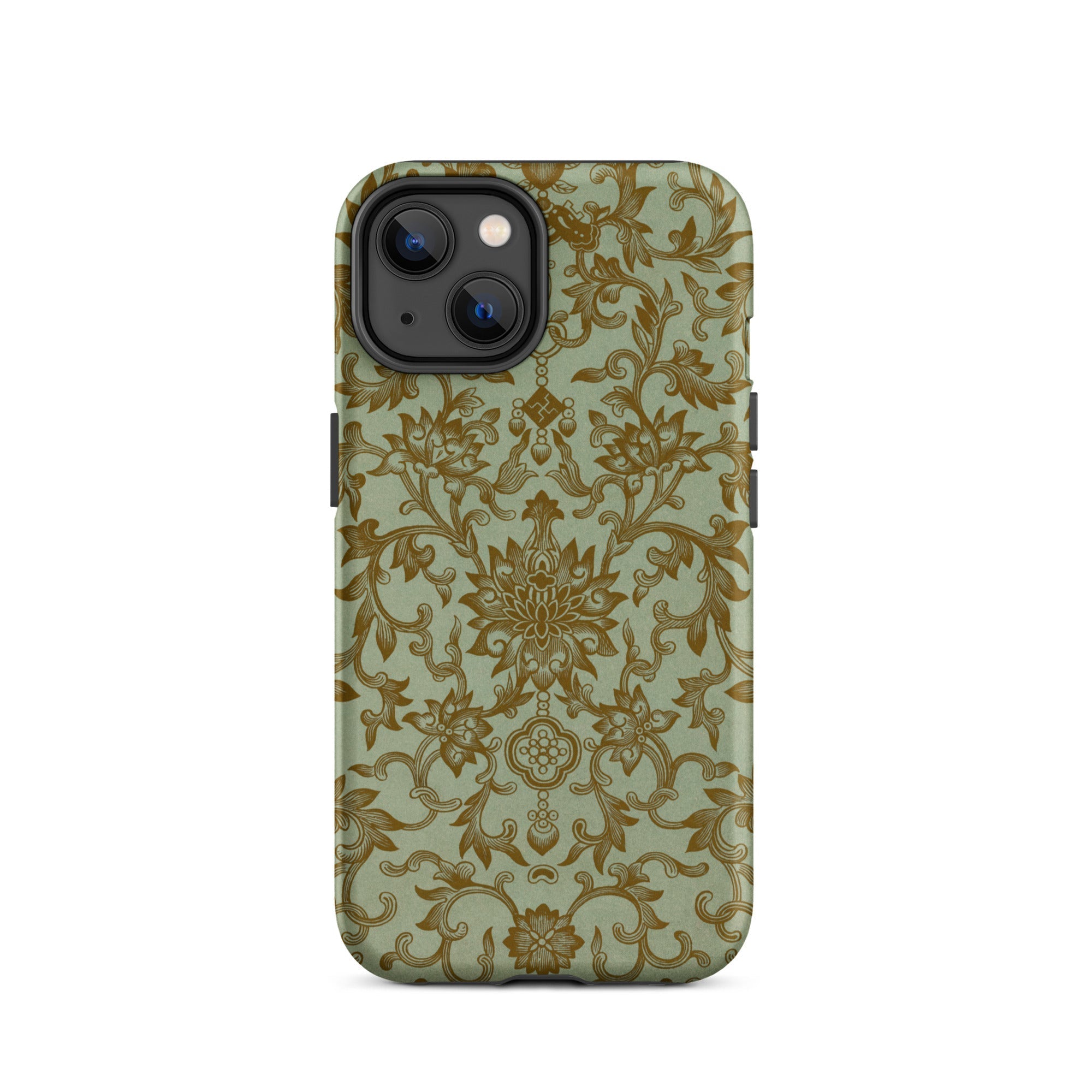 Earthy Chinese Florals Owen Jones Iphone Case, 14 / Matte, Floral Patterned Phone Case