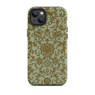 Earthy Chinese Florals Owen Jones Iphone Case, 14 Plus / Matte, Floral Patterned Phone Case