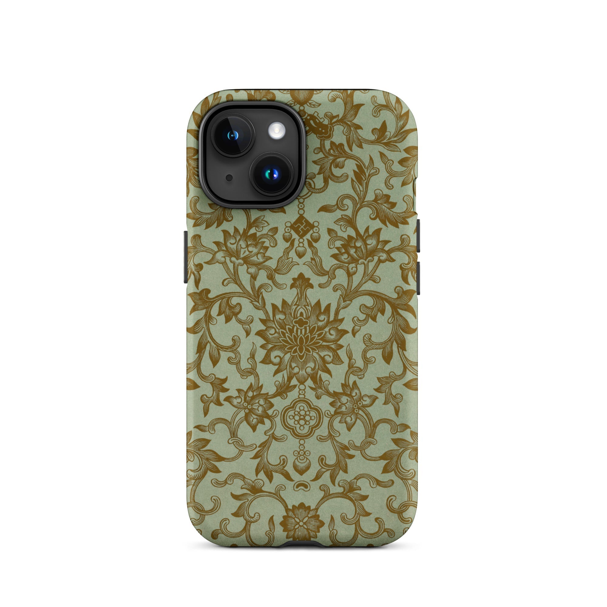Earthy Chinese Florals Owen Jones Iphone Case, 15 / Matte, Floral Patterned Phone Case