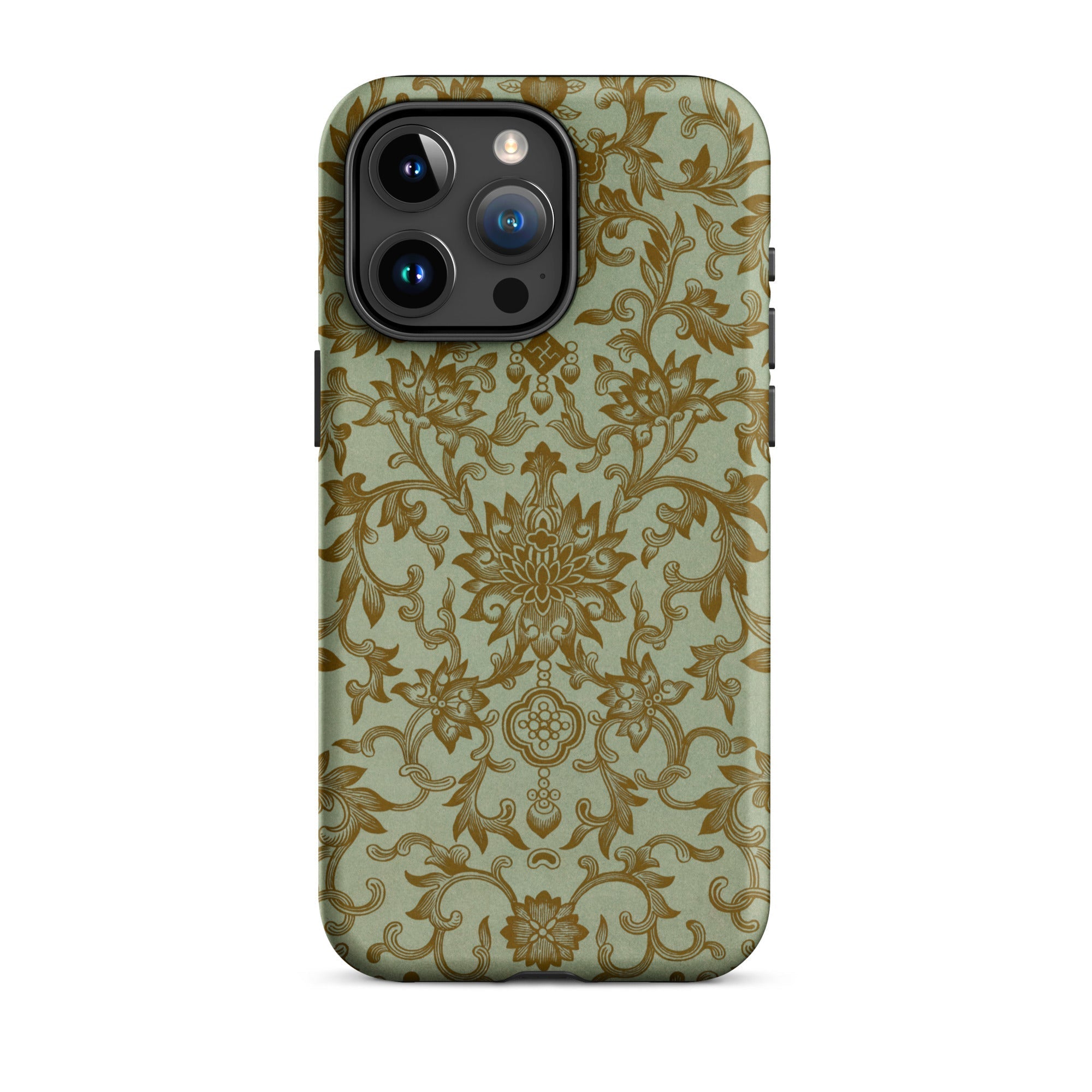Earthy Chinese Florals Owen Jones Iphone Case, 15 Pro Max / Matte, Floral Patterned Phone Case
