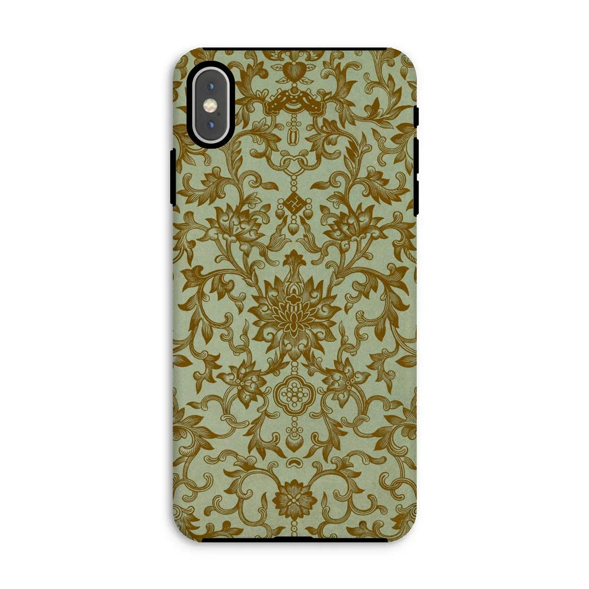 Earthy Chinese Florals - Owen Jones Iphone Case, Xs Max / Matte, Ornate Floral Patterned Phone Case Iphone x Xs