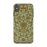 Earthy Chinese Florals - Owen Jones Phone Case Iphone Xs Max / Matte Ornate Floral Patterned x, Victorian Design Revolution, Verdant