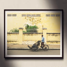 Easy Rider - Phnom Penh Rickshaw Photography Art Print Posters Prints & Visual Artwork