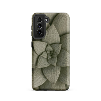 Echeveria Succulent Pattern Phone Case, Samsung Galaxy S21 / Matte, Mobile Cases, Toby Leon