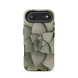 Echeveria Succulent Pattern Phone Case Iphone 17 Air / Matte Sleek Olive-green Phone Case Detailed Textured Succulent Design Echeveria