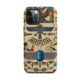 Egyptian Pattern - Auguste Racinet Iphone Case 12 Pro Max / Matte Egyptian-themed Phone Case Auguste Racinet, Egyptian Pattern, Racinet