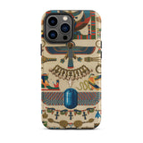 Egyptian Pattern - Auguste Racinet Iphone Case 13 Pro Max / Matte Egyptian-themed Phone, Ancient Egypt Mobile Cases
