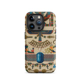 Egyptian Pattern - Auguste Racinet Iphone Case 15 Pro / Matte Egyptian-themed Phone Case Auguste Racinet, Egyptian Pattern, Racinet Ancient