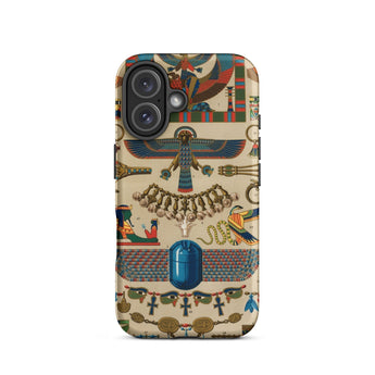 Egyptian Pattern - Auguste Racinet Iphone Case 16 / Matte Egyptian-themed Phone Case Auguste Racinet, Egyptian Pattern, Racinet Ancient