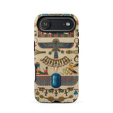 Egyptian Pattern - Auguste Racinet Iphone Case 17 Air / Matte Iphone 12 Case Egyptian Motifs Blue Accent Auguste Racinet, Pattern, Racinet