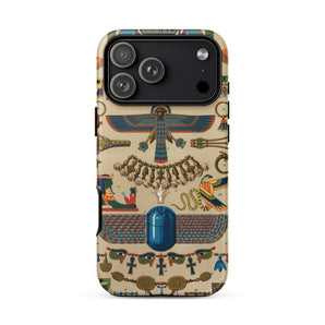 Egyptian Pattern - Auguste Racinet Iphone Case 17 Pro Max / Matte Iphone 12 Pro Max Case Egyptian Motifs Blue Auguste Racinet, Pattern,