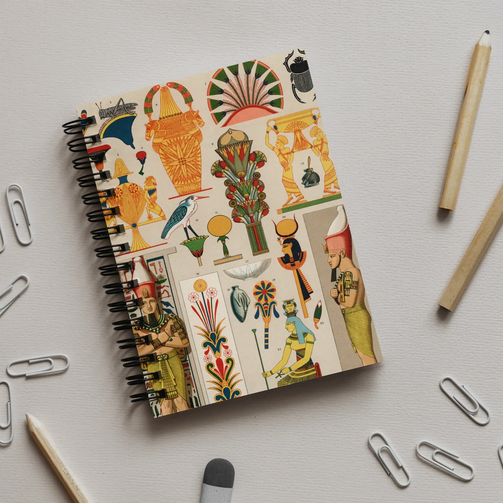 Egyptian Pattern - Auguste Racinet Notebook Notebooks & Notepads