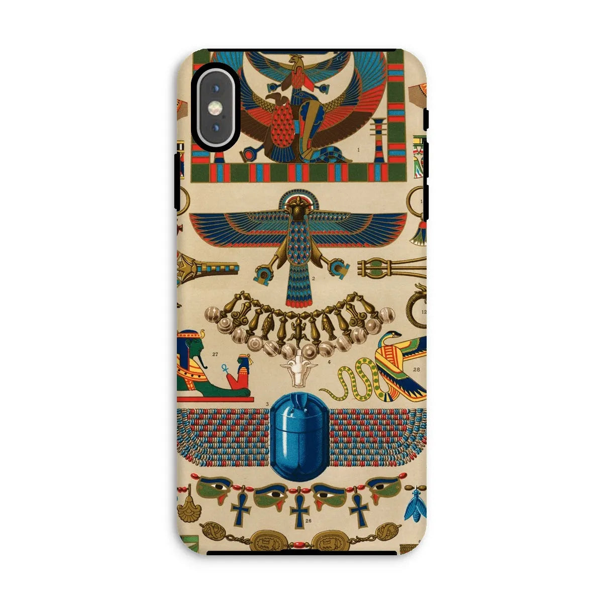 Egyptian Pattern By Auguste Racinet Tough Phone Case - Iphone Xs Max / Matte - Mobile Phone Cases - Aesthetic Art
