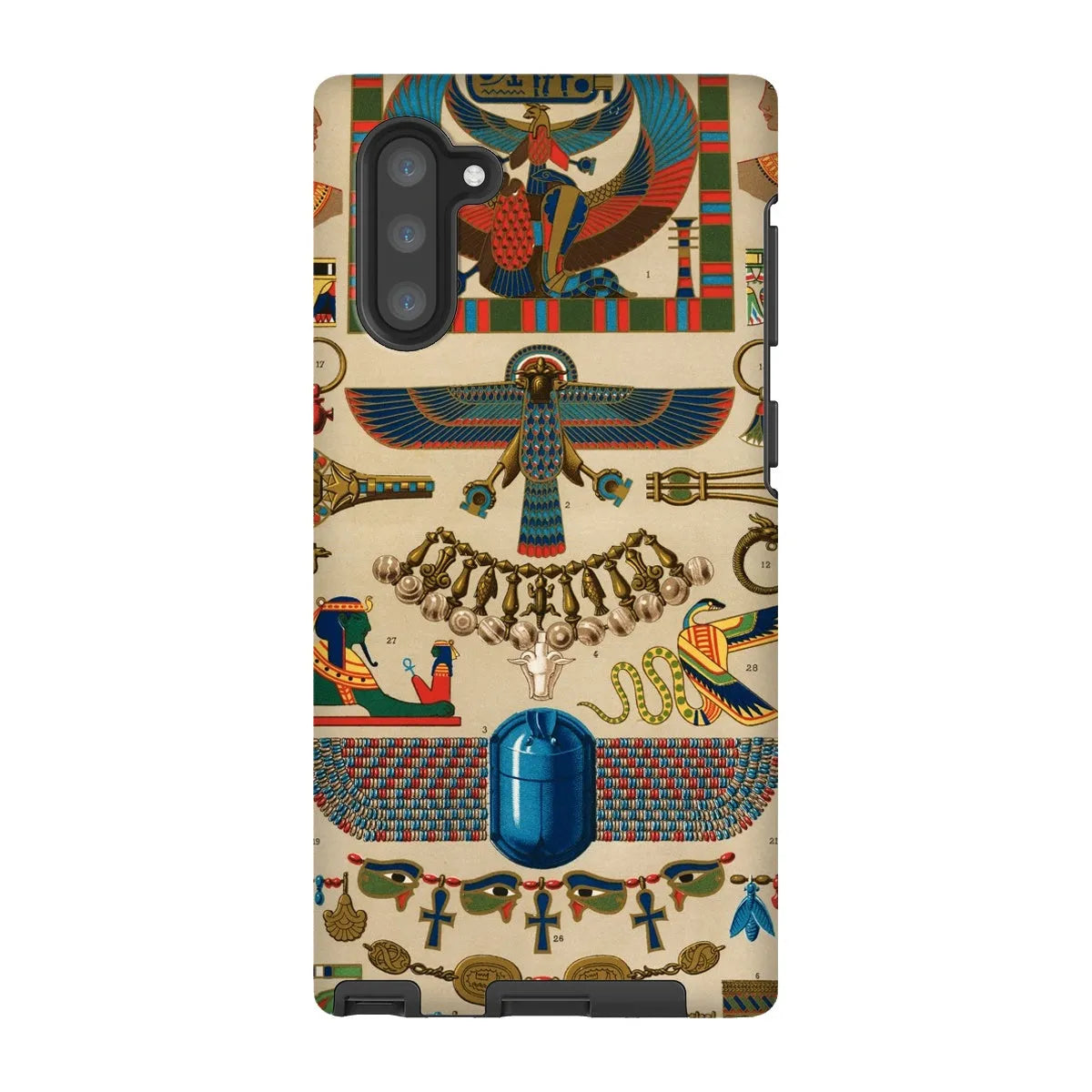 Egyptian Pattern By Auguste Racinet Tough Phone Case - Samsung Galaxy Note 10 / Matte - Mobile Phone Cases - Aesthetic