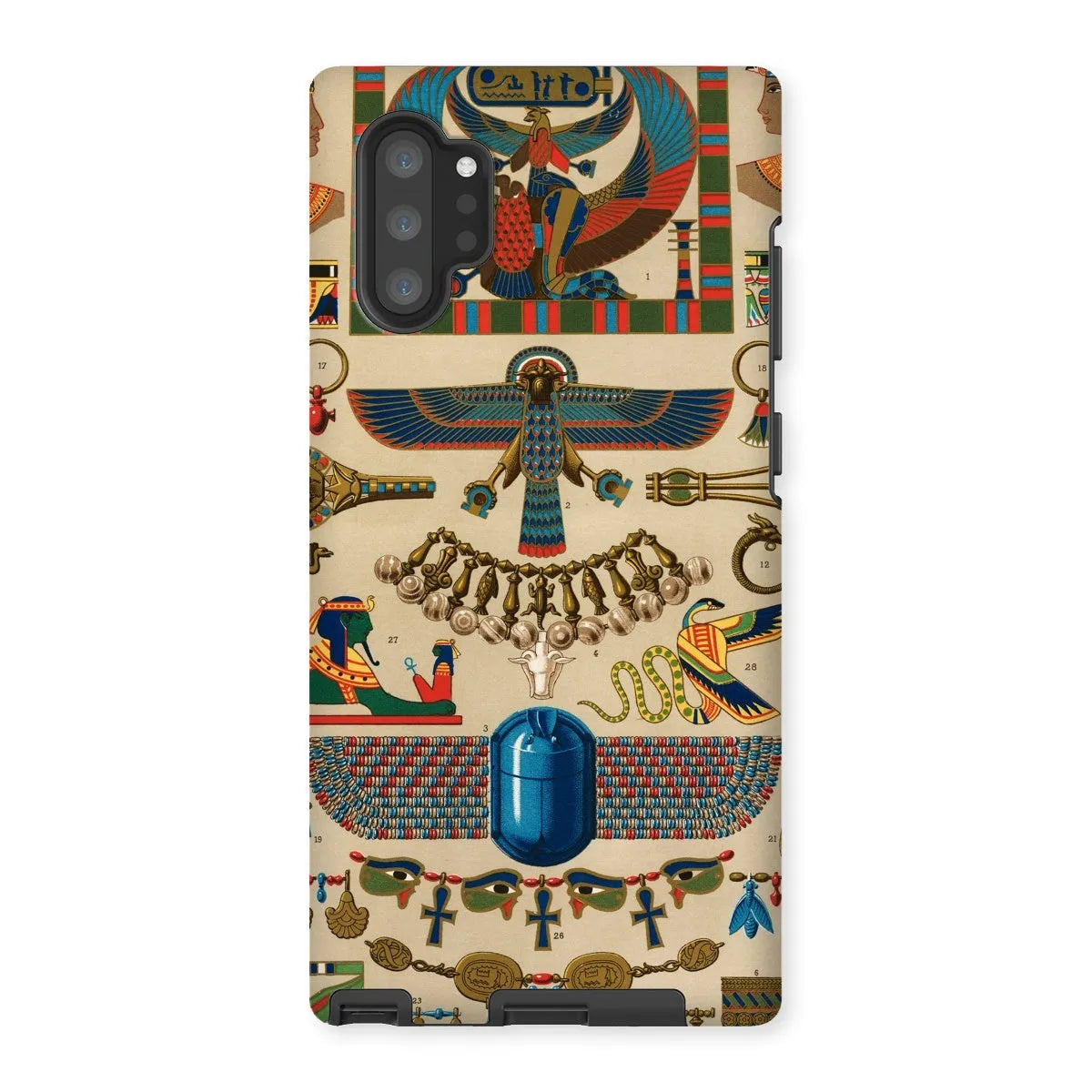 Egyptian Pattern By Auguste Racinet Tough Phone Case - Samsung Galaxy Note 10p / Matte - Mobile Phone Cases - Aesthetic