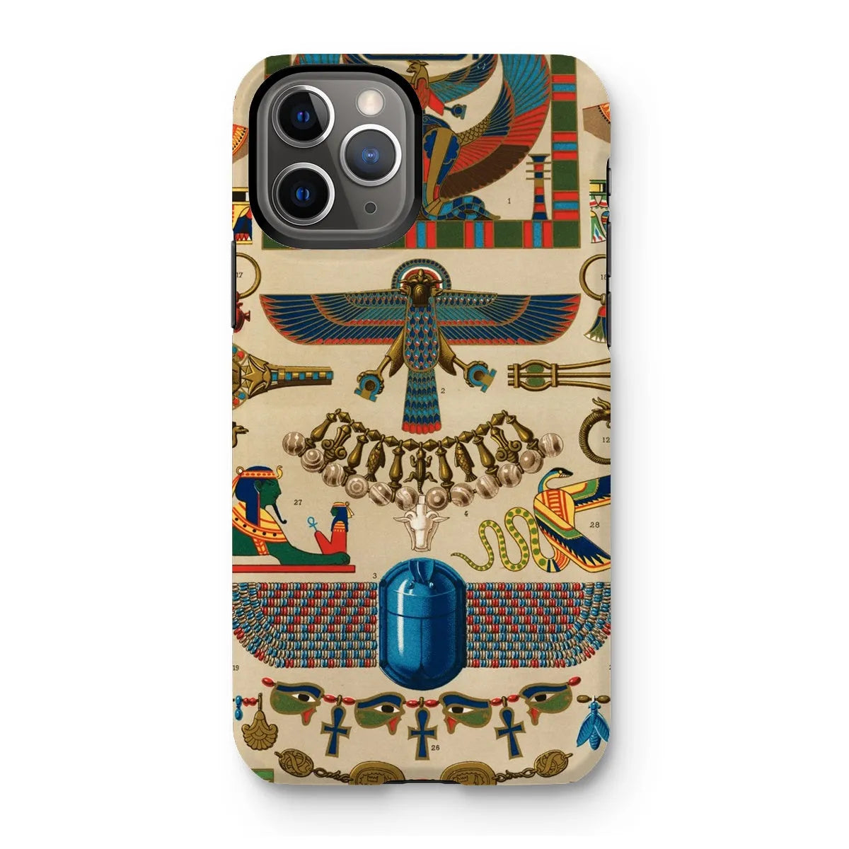 Egyptian Pattern By Auguste Racinet Tough Phone Case - Iphone 11 Pro / Matte - Mobile Phone Cases - Aesthetic Art