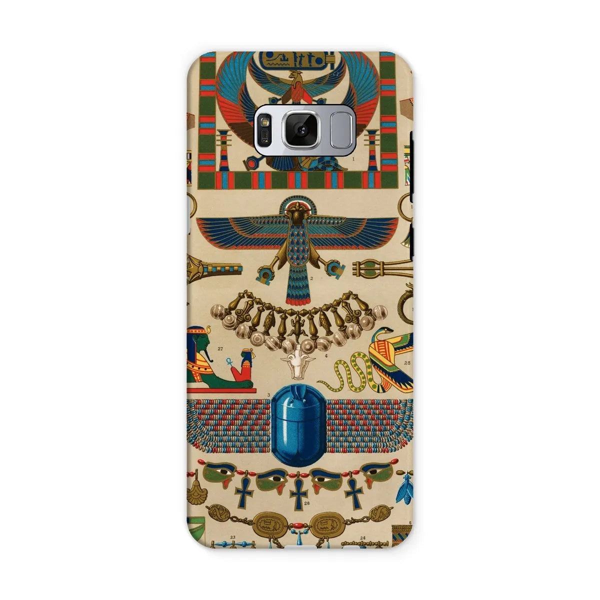 Egyptian Pattern By Auguste Racinet Tough Phone Case - Samsung Galaxy S8 / Matte - Mobile Phone Cases - Aesthetic Art