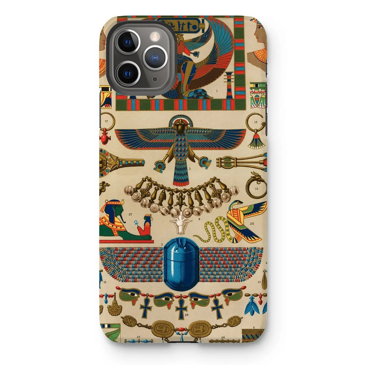 Egyptian Pattern By Auguste Racinet Tough Phone Case - Iphone 11 Pro Max / Matte - Mobile Phone Cases - Aesthetic Art
