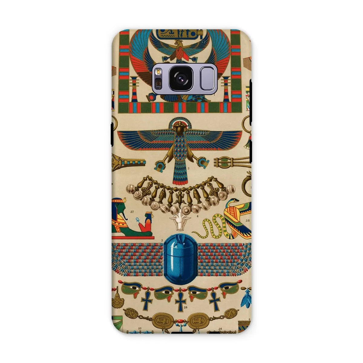 Egyptian Pattern By Auguste Racinet Tough Phone Case - Samsung Galaxy S8 Plus / Matte - Mobile Phone Cases - Aesthetic
