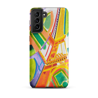 Torre Eiffel - Robert Delaunay Custodia Samsung, Galaxy S21 Plus / Opaco, Custodie per Telefono Cellulare, Toby Leon