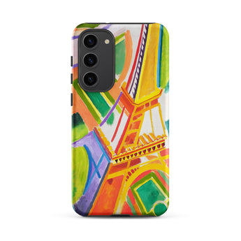 Torre Eiffel - Robert Delaunay Custodia Samsung, Galaxy S23 Plus / Opaco, Custodie per Telefono Cellulare, Toby Leon