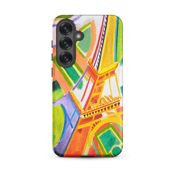Torre Eiffel - Robert Delaunay Custodia Samsung, Galaxy S25 Plus / Opaco, Custodie per Telefono Cellulare, Toby Leon