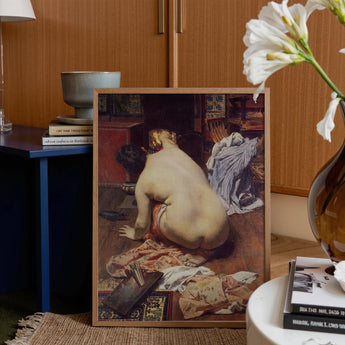 El Descanso De La Modelo - Antonio Cortina Farinós Art Print, Posters Prints & Visual Artwork, Toby Leon