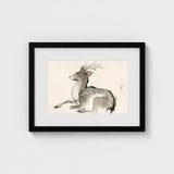 Elk - Kono Bairei Meiji-era Nihonga Deer Art Print / Canvas Kōno Bairei’s, Artistry Prints