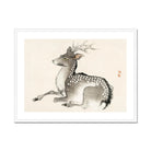 Elk - Kōno Bairei Meiji-era Nihonga Deer Art Print