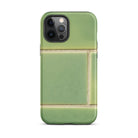 Emerald City Green Tiled Iphone Case, 12 Pro Max / Matte, Green Tile Patterned Phone Case