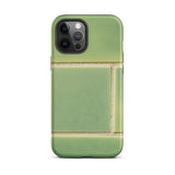 Emerald City - Green Tiled Iphone Case, 12 Pro Max / Matte, Green Tile-patterned Phone Case