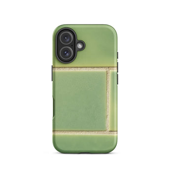Emerald City - Green Tiled Iphone Case, 16 / Matte, Green Tiled Phone Case
