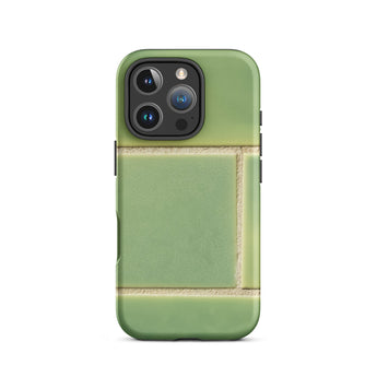 Emerald City - Green Tiled Iphone Case, 16 Pro / Matte, Green Tile-patterned Phone Case