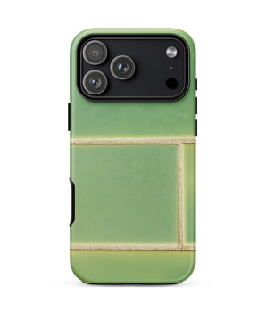 Iphone 17 Pro Max / Matte Emerald City - Green Tiled Case Tiles Shimmer