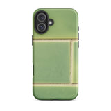 Emerald City - Green Tiled Iphone Case 16 Plus / Matte Green Tiled Phone Case Emerald Tiles Shimmer, Tiles, Shimmer