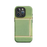 Emerald City - Green Tiled Iphone Case 16 Pro / Matte Green Tile-patterned Phone Case Emerald Tiles Shimmer, Tiles, Shimmer
