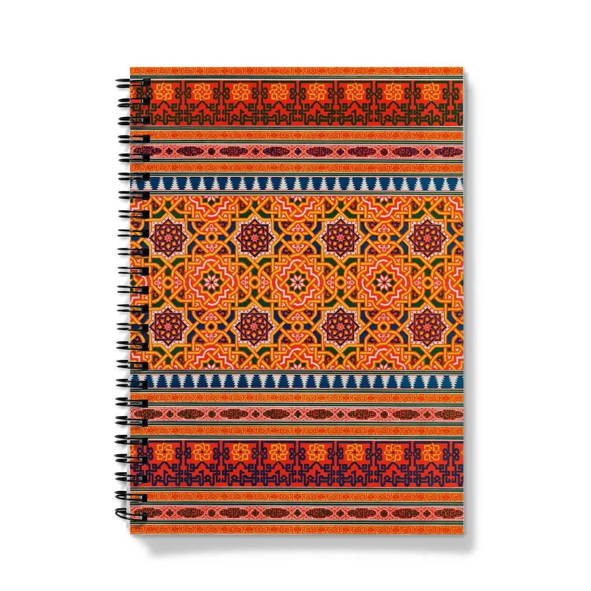 Emile Prisses D’avennes La Decoration Arabe Plate 9 + 10 Notebook - A5 / Graph - Notebooks & Notepads - Aesthetic Art
